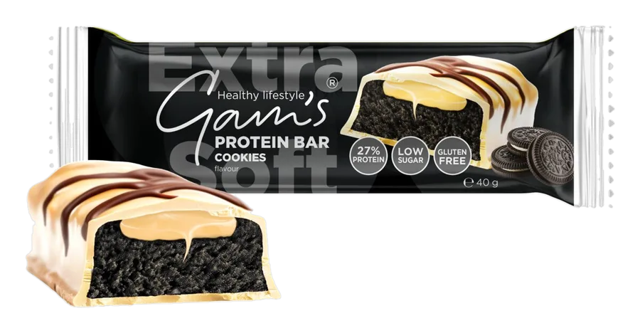Gam's Baton proteic Extra-Soft Cookies 40 g