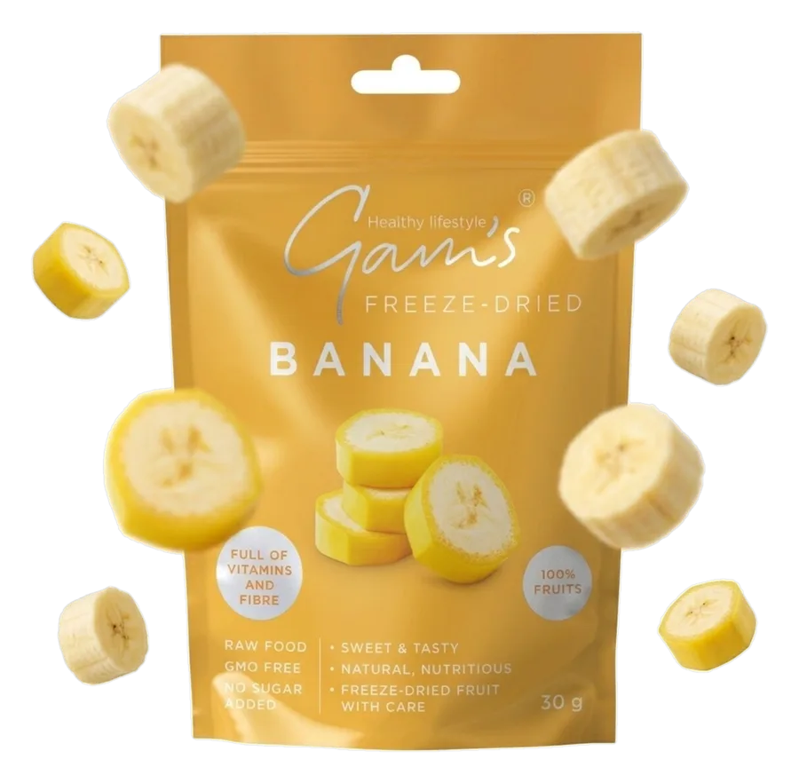Gam's Fructe liofilizate Banană 30 g