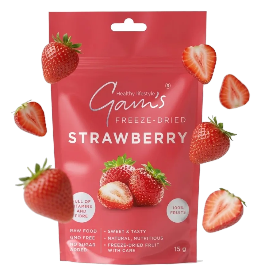 Gam's Fructe liofilizate Căpșuni 15 g