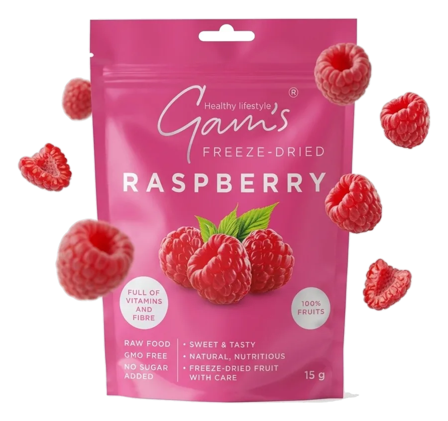 Gam's Fructe liofilizate Zmeură 15 g