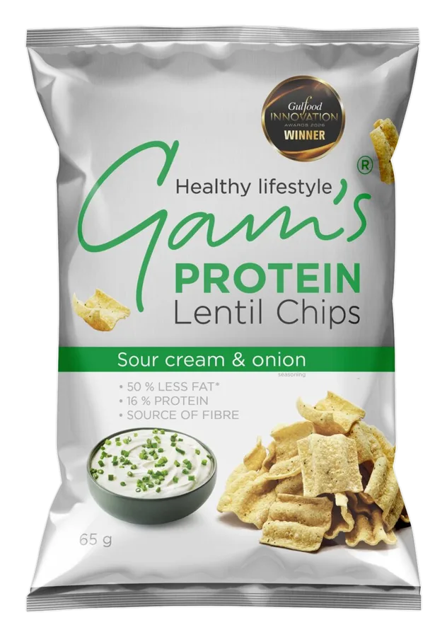 Gam's Chipsuri proteice Smântână și ceapă verde 65 g