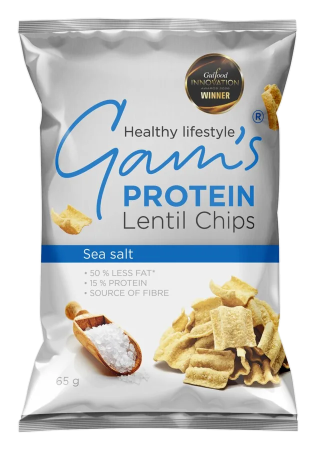 Gam's Chipsuri proteice Sare de mare 65 g