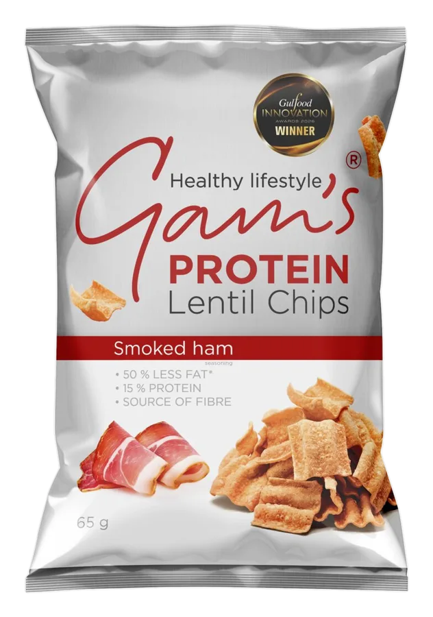 Gam's Chipsuri proteice Șuncă afumată 65 g
